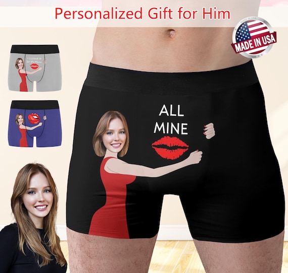 Boxer Personalizzati Mutande Con Stampa Faccia Mutande Uomo Boxer