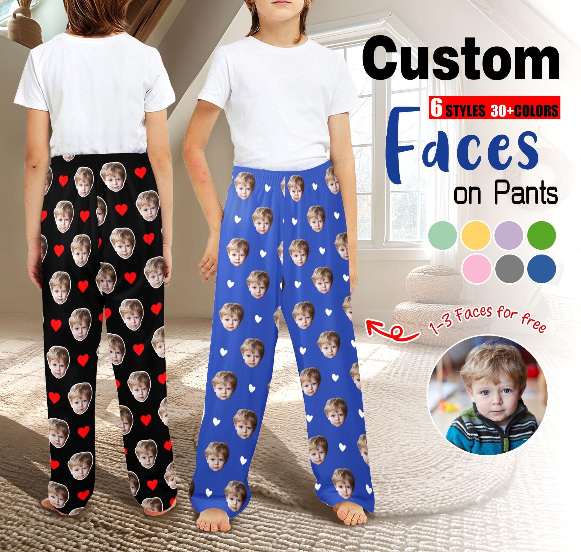 Pigiama Personalizzato Con Foto | Pantaloni Comodi Con Stampa | Regalo Divertente Per Famiglia E Amici - Foto 6