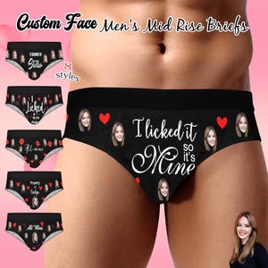 Cuecas boxer personalizadas para marido, cuecas personalizadas para o rosto, presente de casamento engraçado para noivo, presente de aniversário, presente de aniversário para namorado