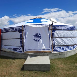 Mongolian Yurt with Furnitures, Handmade Traditional Mongolian Ger for Camping, AirBnB Renting, Backyard Retreating, and Off-grid Living image 2