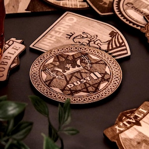 CSGO / CS2 Wood Coaster Counter Strike Maps Logos