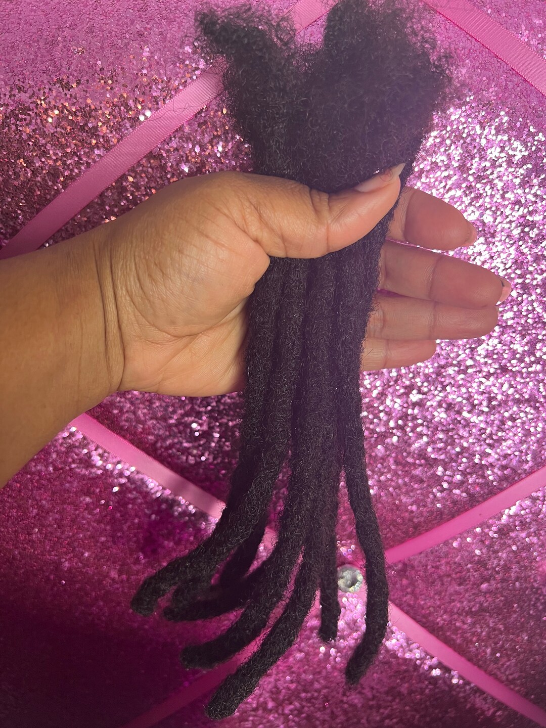 100 Human Hair Loc Extensions Etsy