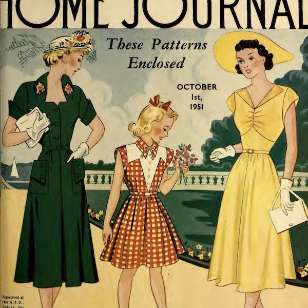 PDF Vintage Australian Home Journal | Number 10 1951 | Vintage Magazine | ENGLISH | Digital Download