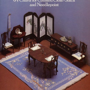 PDF Nadelarbeiten Designs für Miniaturprojekte | Vintage Kreuzstichmuster | DEUTSCH | Digitaler Download