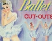 PDF Vintage Paper Dolls | 5 Paper Dolls with Ballet | Printable-Print-Cut-Play | ENGLISH | Digital Download