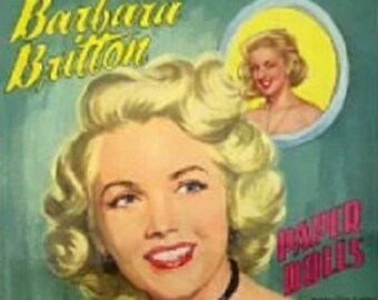 PDF Vintage Paper Dolls | Paper Doll Barbara Britton | Printable-Print-Cut-Play | ENGLISH | Digital Download