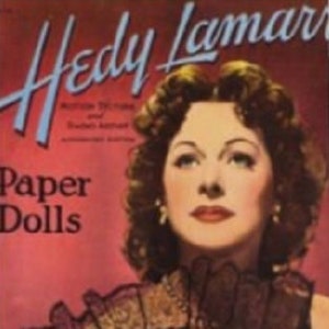 PDF Vintage Paper Dolls | Paper Doll actress Heidi Lamarr | Printable-Print-Cut-Play | ENGLISH | Digital Download