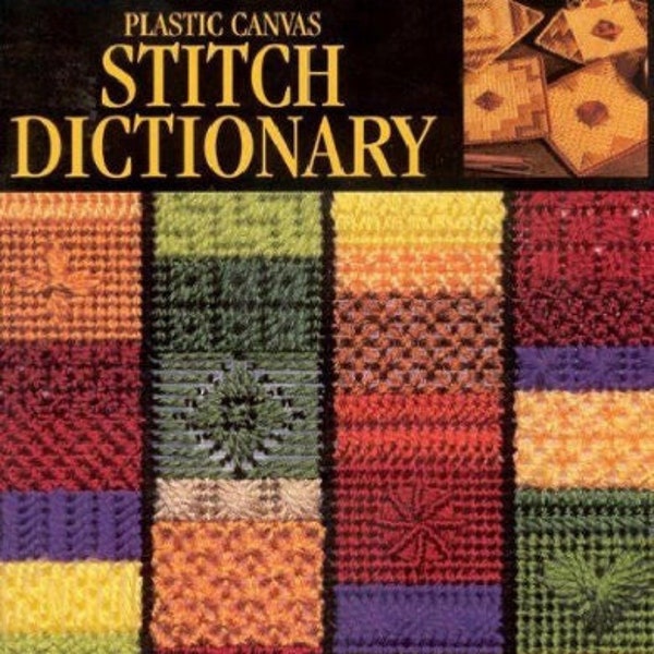 PDF Vintage Plastic Canvas Pattern | Plastic Canvas Stitch Dictionary | Directions for 113 Stitches | ENGLISH | Digital Download