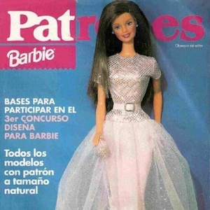 PDF Vintage Fashion Dolls 11-1/2&quot; Sewing Pattern | Wardrobe Clothes for Dolls 11-1/2&quot; | SPANISH | Digital Download