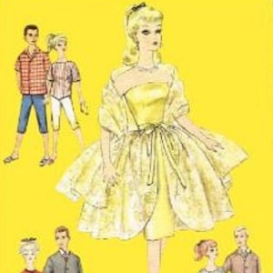 PDF Vintage Fashion Dolls 11-1/2&quot; - 12&quot; Sewing Pattern | Wardrobe Clothes for Dolls 11-1/2&quot; - 12&quot;  | ENGLISH | Digital Download