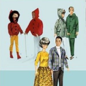 PDF Vintage Fashion Dolls 11-1/2&quot; - 12&quot; Sewing Pattern | Wardrobe Clothes for Dolls 11-1/2&quot; - 12&quot;  | ENGLISH | Digital Download