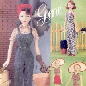 PDF Vintage Dolls 15-1/2&quot; Sewing Pattern | Wardrobe Clothes for Dolls 15-1/2&quot; | FRENCH | Digital Download