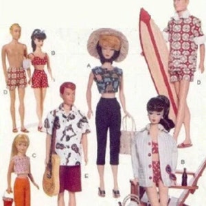 PDF Vintage Fashion Dolls 11-1/2&quot; - 12&quot; Sewing Pattern | Wardrobe Clothes for Dolls 11-1/2&quot; - 12&quot;  | FRENCH | Digital Download