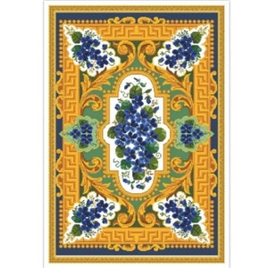 PDF Antique Sampler Counted Vintage Cross Stitch Pattern | Berlin Woolwork | Vintage Scheme | Reproduction Scheme Cross Stitch 19th century