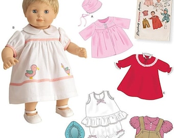 PDF Vintage Simplicity 1708 Dolls 15&quot; Sewing Pattern | Wardrobe Clothes for Dolls 15&quot; | French | Digital Download