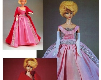 PDF vintage Barbie 11-1/2" Patron de couture | Vêtements de garde-robe pour poupées 11-1/2" | ANGLAIS | Téléchargement numérique