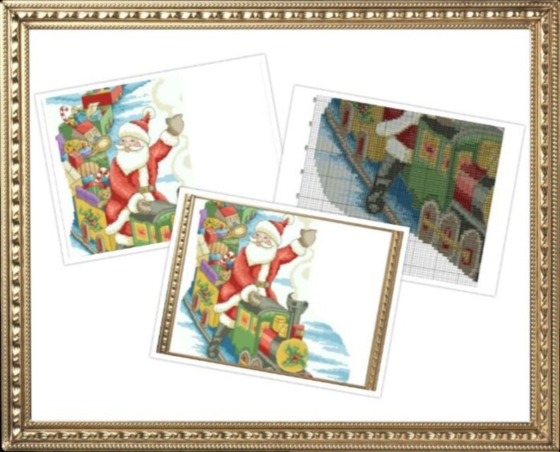 PDF Vintage Cross Stitch Pattern Christmas Stocking Scheme Etsy