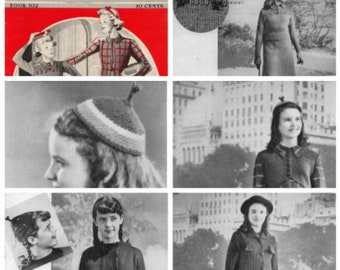 PDF Vintage Knitting and Crochet Pattern | Vintage Knitting and Crochet Pattern Girls' Fashions Book | ENGLISH | Digital Download