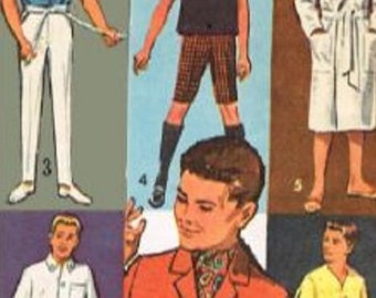 PDF Vintage Ken 12" Sewing Pattern | Wardrobe Clothes for Dolls 12" | ENGLISH | Digital Download
