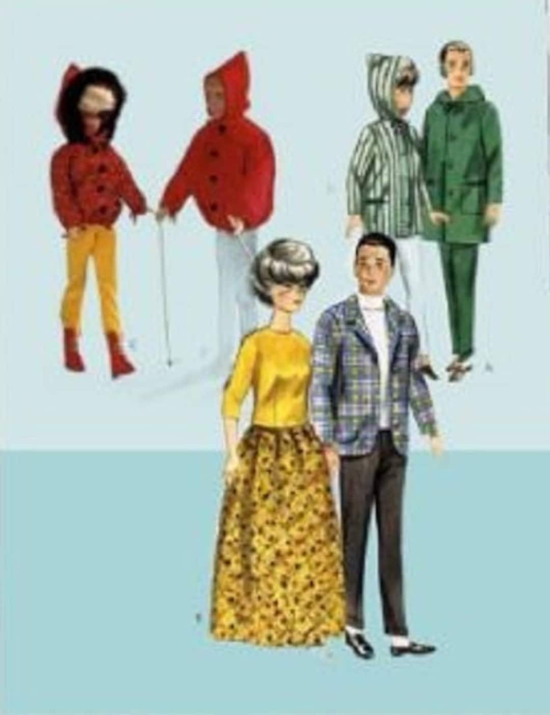 PDF Vintage Fashion Dolls 11-1/2 12 Sewing Pattern Wardrobe Clothes for ...