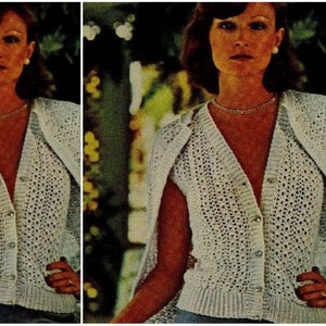 PDF Vintage Crochet Pattern | Lacy Twins | ENGLISH | Digital Download