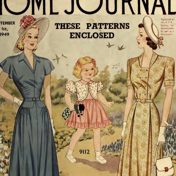 PDF vintage Australian Home Journal | Numéro 09 1949 | magazine vintage | ANGLAIS | Téléchargement numérique