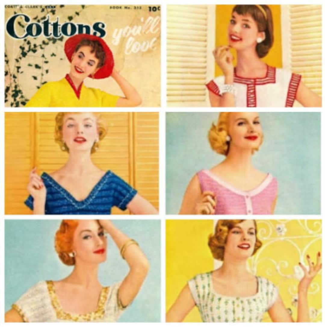 PDF Vintage Knitting and Crochet Pattern Vintage Knitting and Crochet