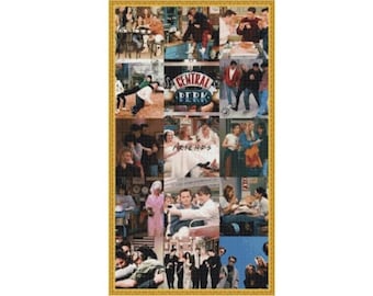 PDF Counted Vintage Cross Stitch Pattern | Friends | 7 Sizes | Highly Detailed Cross Stitch Pattern