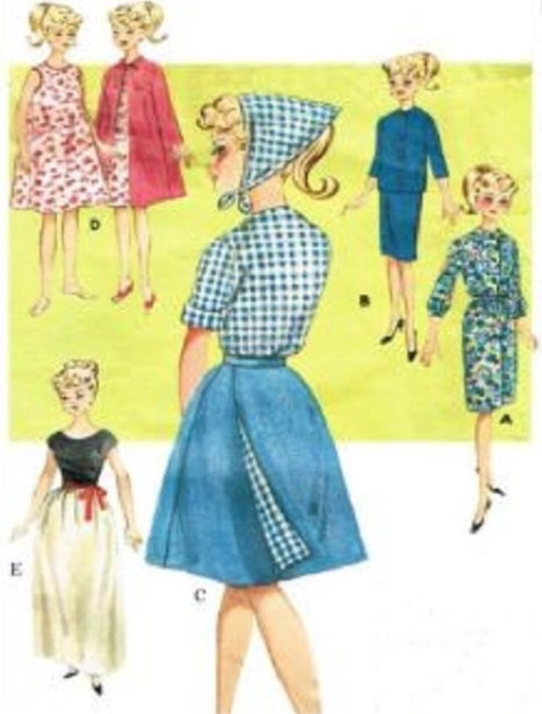PDF Vintage Fashion Dolls 11-1/2" Sewing Pattern | Wardrobe Clothes for ...