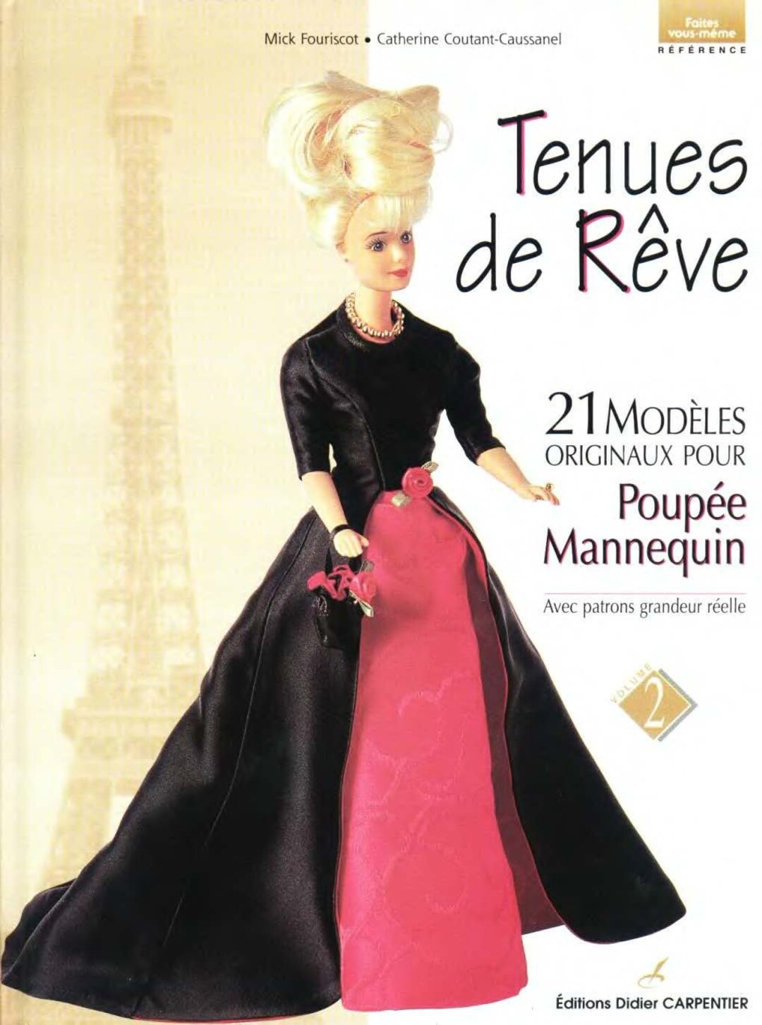 Patron De Couture Modes Et Travaux – Création Vestiaire Années 50 Pour Poupée/mannequin – Numéro De Septembre 2004