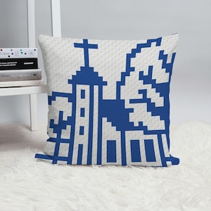 Crochet Pattern C2C Chapel Counted For Crocheting Pillow Home Decor Wall Decor Digital Download PDF