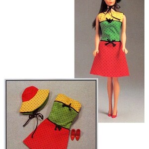 PDF Vintage Fashion Dolls 11-1/2" Sewing Pattern | Wardrobe Clothes for ...