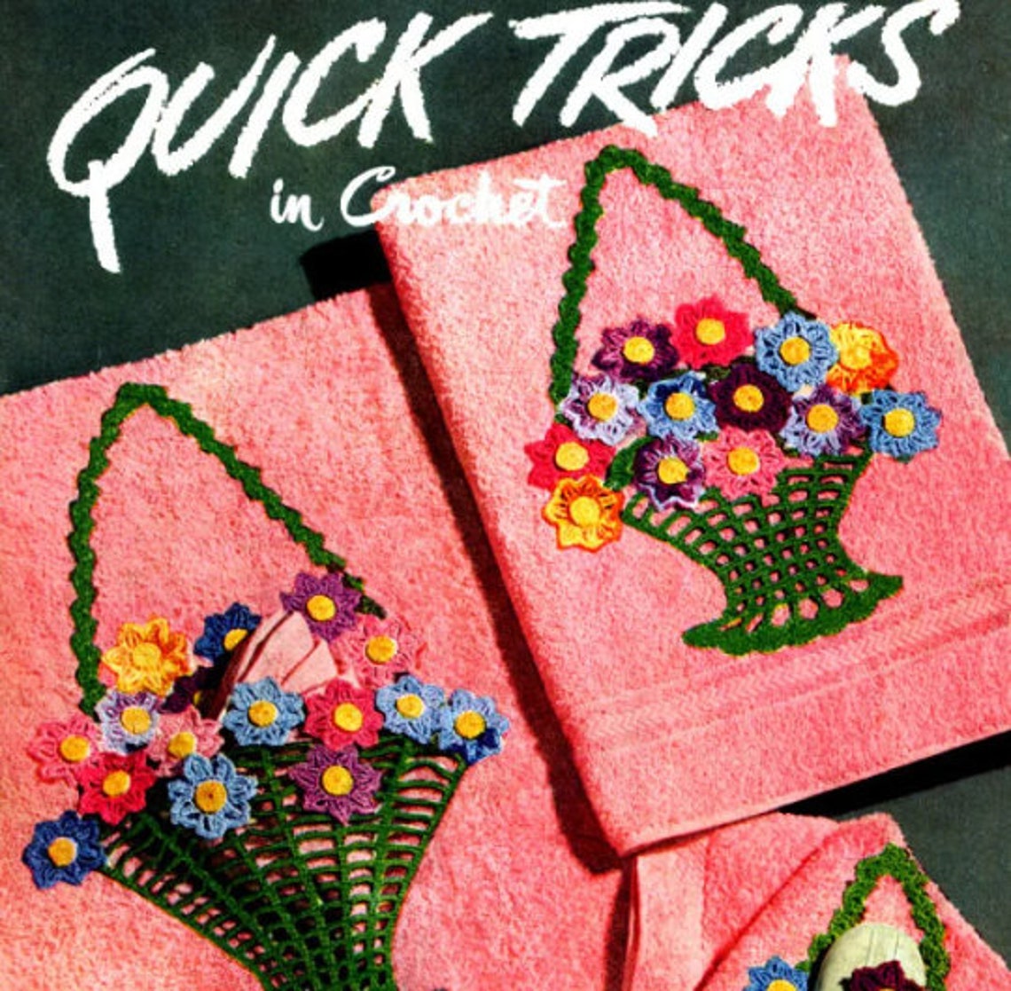 PDF Vintage Crochet Pattern | Crochet Pattern Quick Tricks Crochet ...