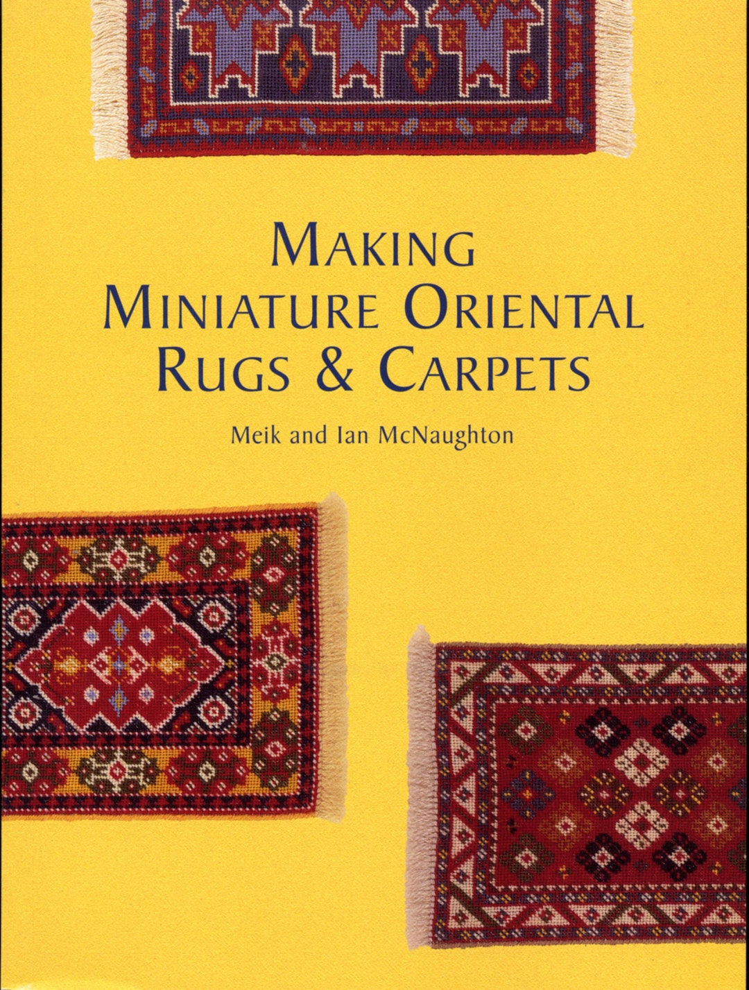 PDF Vintage Making Miniature Oriental Rugs and Carpets Vintage Cross Stitch Pattern ENGLISH