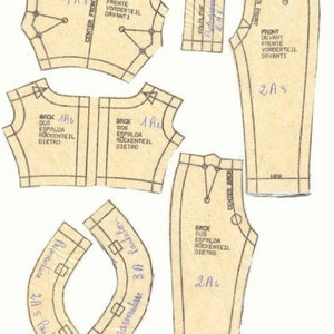 PDF Vintage Fashion Dolls 11-1/2" - 12" Sewing Pattern | Wardrobe ...