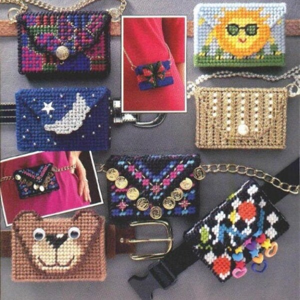 Plastic Canvas Purse Etsy