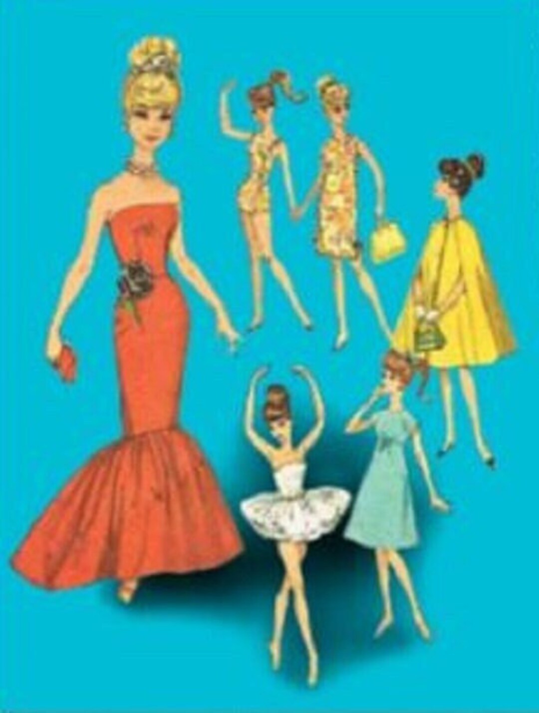 PDF Vintage Fashion Dolls 11-1/2" Sewing Pattern | Wardrobe Clothes for ...