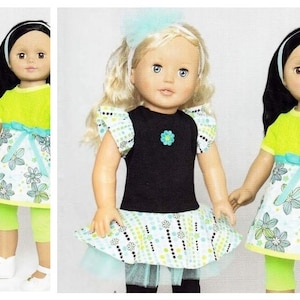 PDF Vintage Simplicity 1496 Dolls 18&quot; Sewing Pattern | Wardrobe Clothes for Dolls 18&quot; | English, French, Spanish | Digital Download