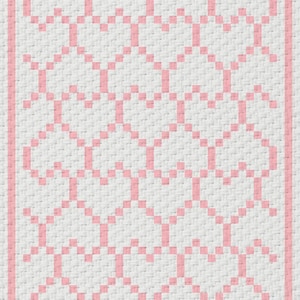 Crochet Pattern C2C Your Heart Counted For Crocheting Afghan Plaid Blankets Digital Download PDF