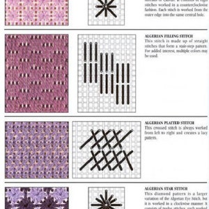 PDF Vintage Plastic Canvas Pattern | Plastic Canvas Stitch Dictionary ...
