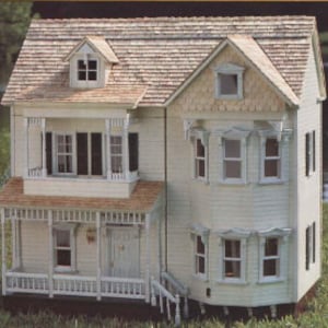 PDF Vintage Pattern Building a Dollhouse 3 Stiyles - Victorian, Colonial, Georgian | 1" to 1" Scale | ENGLISH | Digital Download image 3