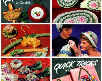 PDF Vintage Crochet Pattern | Crochet Pattern Quick Tricks Crochet | ENGLISH | Digital Download