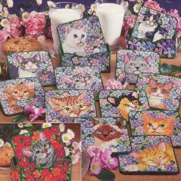 Plastic Canvas Kitty - Etsy