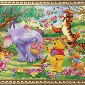 PDF Counted Cross Stitch Pattern | Winnie the Pooh and his Friends | 6 Sizes | Highly Detailed Cross Stitch Pattern