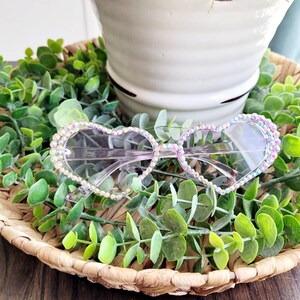 Heart Sunglasses, Purple Glasses, Bling Sunglasses, Festival Wear, Cute Sunnies, Fashion Sunglasses, Women&#39;s Sunglasses
