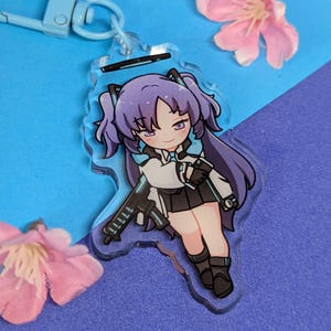 Yuuka Keychain | Blue Archive | Hayase Yuuka | Acrylic Charm | Double-sided
