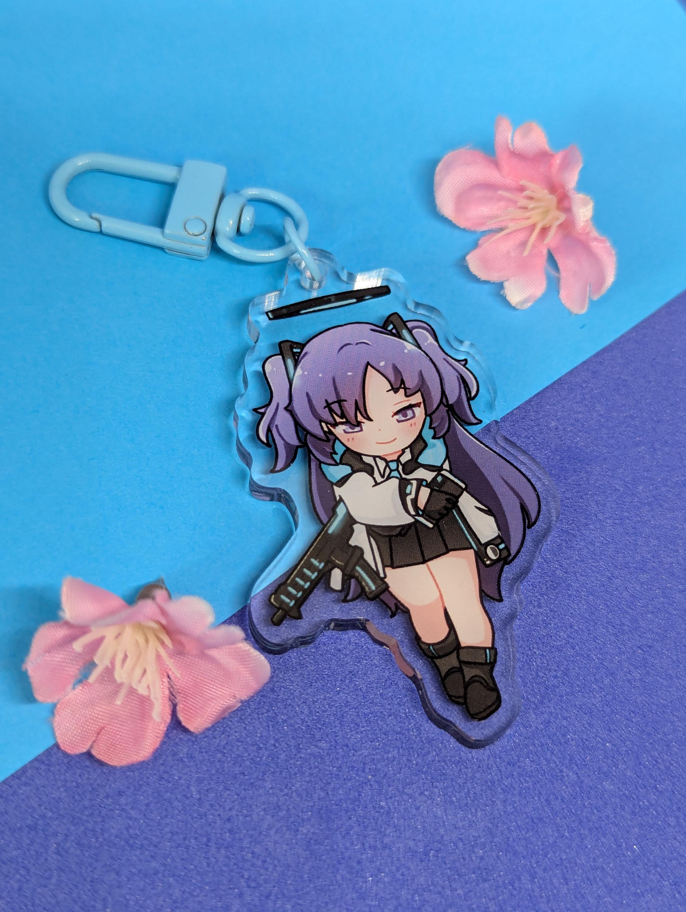 Yuuka Keychain | Blue Archive | Hayase Yuuka | Acrylic Charm