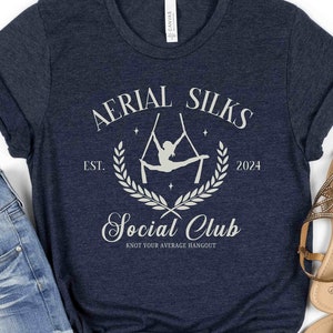 Aerial Silks Shirt, Aerial Hoop Aerialist Gift, Aerial Dancer Tee, Aerialist Tshirt, Aerial Yoga, Trapeze,Aerial Arts,Circus Arts Ariel Gift