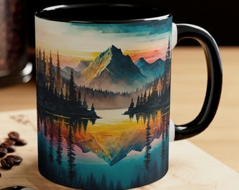 Mountain Mug Outdoorsman Gift Cute Mugs Aesthetic Outdoorsy Gifts Colorado Mug Nordic Mug National Parks Mug Nature Mug Camping Mug