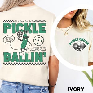 Pickleball T-shirt, Pickleballer Shirt, Funny Pickleball Player Tee, Pickleball Lover Shirt, Pickle Ball Gifts, Pickle Baller Pickle Shirt